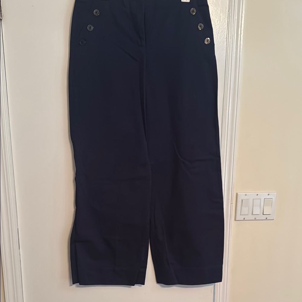 Isaac Mizrahi for Target Navy Blue Wide Leg pants size 8